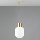 Luce Ambiente Design I-FELLINI-S30 ORO závesné stropné svietidlo FELLINI | 1×60W E27 | na lanku | zlatá