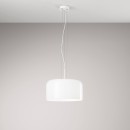 Luce Ambiente Design I-GIBUS-S35 BCO závesné stropné svietidlo GIBUS | 1×60W E27 | na lanku | biela