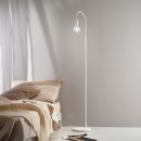 Luce Ambiente Design I-HABITAT-PT BCO stojacia lampa HABITAT | 1×60W E27 | vypínač | biela