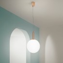 Luce Ambiente Design I-HERA-S30 závesné stropné svietidlo HERA | 1×60W E27 | zlatá