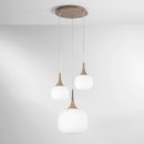 Luce Ambiente Design I-JAIPUR-S3-BCO závesné stropné svietidlo JAIPUR E14 | biela