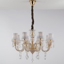 Luce Ambiente Design I-MONET/8 závesné stropné svietidlo MONET E14 | zlatá