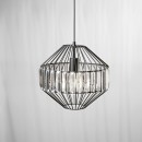 Luce Ambiente Design I-OPIUM-S1 C závesné stropné svietidlo OPIUM | 1×60W E27 | čierna