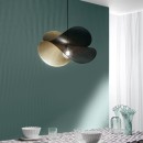 Luce Ambiente Design I-RHEI-DOT-S5060 závesné stropné svietidlo RHEI | 1×60W E27 | čierna