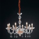 Luce Ambiente Design I-RIFLESSO/8 ORO závesné stropné svietidlo RIFLESSO E14 | zlatá