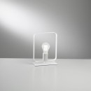 Luce Ambiente Design I-SMITH-L1-BCO stolná lampička SMITH | 1×60W E27 | vypínač | biela
