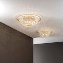 Luce Ambiente Design I-VIENNA-PL60 ORO prisadené stropné svietidlo VIENNA E14 | zlatá