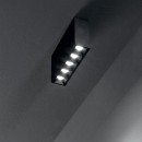 Ideal Lux 244884 LED prisadené stropné svietidlo Lika 1x12,5W | 1100lm | 3000K - čierna