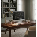 Ideal lux I291109 LED stolná lampička DIESIS | 6,5W integrovaný LED zdroj | 600lm | 3000K