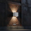 Ideal lux I313436 LED vonkajšie nástenné svietidlo ATOM | 12W integrovaný LED zdroj | 1050lm | 3000K