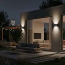 Ideal lux I313436 LED vonkajšie nástenné svietidlo ATOM | 12W integrovaný LED zdroj | 1050lm | 3000K