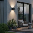 Ideal lux I313450 LED vonkajšie nástenné svietidlo ATOM | 12W integrovaný LED zdroj | 1050lm | 3000K