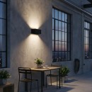 Ideal lux I328676 LED vonkajšie nástenné svietidlo ATOM | 25W integrovaný LED zdroj | 2100lm | 3000K