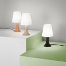 Luce Ambiente Design I-BINGO-L-NER stolná lampička BINGO | 1×60W E14 | vypínač | čierna