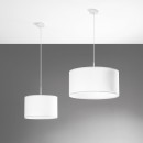Luce Ambiente Design I-CAPITAL-S53-BCO závesné stropné svietidlo CAPITAL | 1×60W E27 | biela
