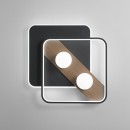 Luce Ambiente Design I-CRICKET-Q50-NER LED prisadené stropné svietidlo CRICKET | 40W integrovaný LED zdroj | čierna