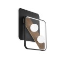 Luce Ambiente Design I-CRICKET-Q50-NER LED prisadené stropné svietidlo CRICKET | 40W integrovaný LED zdroj | čierna