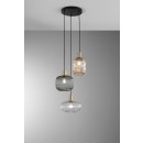 Luce Ambiente Design I-EGADI-S3 závesné stropné svietidlo EGADI E27 | čierna