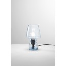 Luce Ambiente Design I-GLEAM-L-BLU stolná lampička GLEAM | 1×60W E27 | vypínač