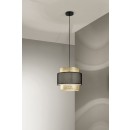 Luce Ambiente Design I-LOUNGE-S35 závesné stropné svietidlo LOUNGE | 1×60W E27 | čierna | zlatá