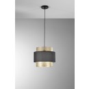 Luce Ambiente Design I-LOUNGE-S35 závesné stropné svietidlo LOUNGE | 1×60W E27 | čierna | zlatá