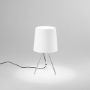 Luce Ambiente Design I-MARLEY/L BCO stolná lampička MARLEY E14 | vypínač | biela