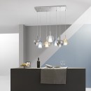 Luce Ambiente Design I-PIREX-S20-GR  závesné stropné svietidlo PIREX | 1×60W E27