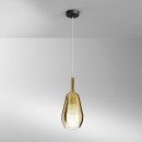 Luce Ambiente Design I-PIREX-S16-ORO  závesné stropné svietidlo PIREX | 1×60W E27 | zlatá