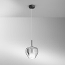 Luce Ambiente Design I-PIREX-S20-GR  závesné stropné svietidlo PIREX | 1×60W E27