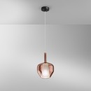 Luce Ambiente Design I-PIREX-S20-RM závesné stropné svietidlo PIREX | 1×60W E27