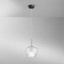 Luce Ambiente Design I-PIREX-S20-TR závesné stropné svietidlo PIREX | 1×60W E27