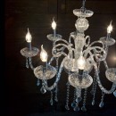 Ideal Lux 027838 závesné svietidlo Giudecca transparente 8x40W | E14 - sklo / krištáľ