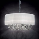 Ideal Lux 035826 závesné stropné svietidlo Swan 6x40W | E14 - biele