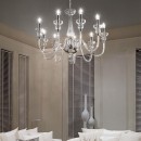 Ideal Lux 044453 stropné závesné svietidlo Doge 9x40W | E14 - číra