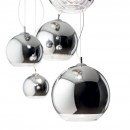 Ideal Lux 059655 LED vonkajšie nástenné svietidlo Discovery 5x60W | E27 | 66 - šedé