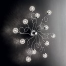 Ideal Lux 074641 prisadené stropné svietidlo Pon Pon 12x40W | G9 - chróm
