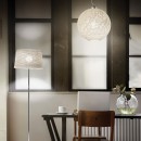 Ideal Lux 082448 stojaca lampa Basket 1x60W | E27 - biela