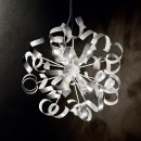 Ideal Lux 101613 závesné stropné svietidlo Vortex Argento 6x40W | E14 - strieborné