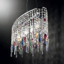 Ideal Lux 105277 závesné stropné svietidlo Rain Color 5x40W | E14