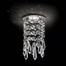 Ideal Lux 107684 zápustné bodové svietidlo Bossanova 1x50W | GU10 - krištáľ