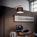 Ideal Lux 110363 stojaca lampa Daddy 1x60W | E27 - čierná