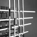 Ideal Lux 114767 LED nástenné svietidlo Cross 1x38,4W | 2850lm | 3000K - chróm