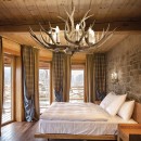 Ideal Lux 115504 závesné stropné svietidlo Chalet 8x40W | E14 - béžová