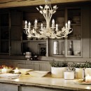 Ideal Lux 121574 závesné stropné svietidlo Champagne 8x40W | E14