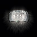 Ideal Lux 133911 nástenné svietidlo Audi 4x40W | G9 - chróm