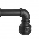 Ideal Lux 136738 závesné stropné svietidlo Plumber 5x60W | E27 - čierne
