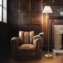 Ideal Lux 140315 stojaca lampa Bever 1x60W | E27 - mosadz