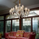 Ideal Lux 140629 závesné stropné svietidlo Strauss 10x40W | E14 - zlatá