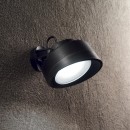 Ideal Lux 145341 vonkajšia nástenná lampa Tommy 1x10W | GX53 | IP66 - čierna