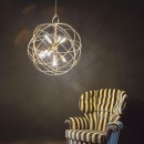Ideal Lux 156026 závesné stropné svietidlo Konse Oro 6x60W | E27 - zlaté